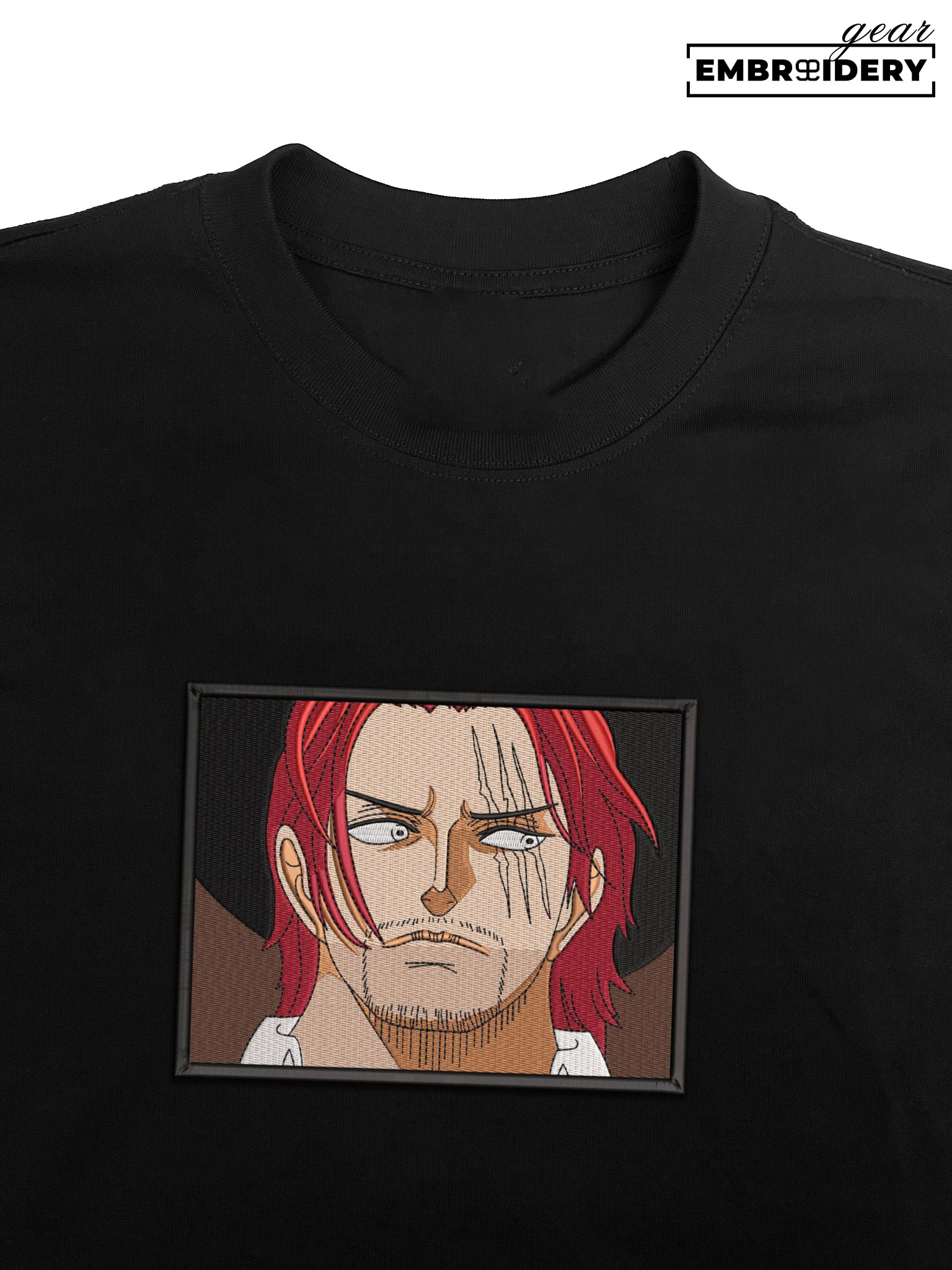 Shanks One Piece Embroidered Design Personalized Embroidered T Shirt Sweatshirt Hoodie Clothing OP0185