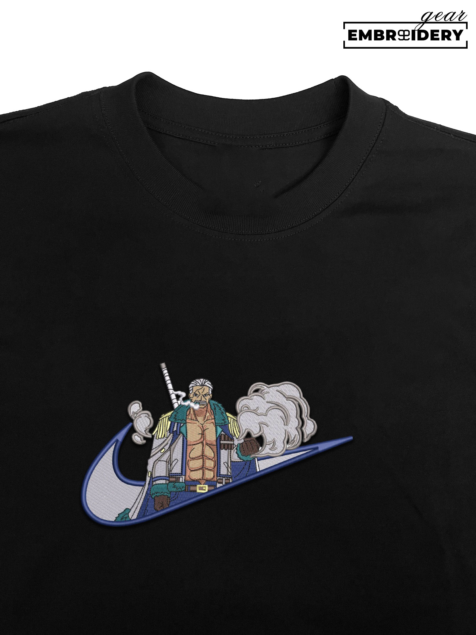 Smoker swoosh nike One Piece Anime Embroidered Design Personalized Embroidered T Shirt Sweatshirt Hoodie Clothing OP0196