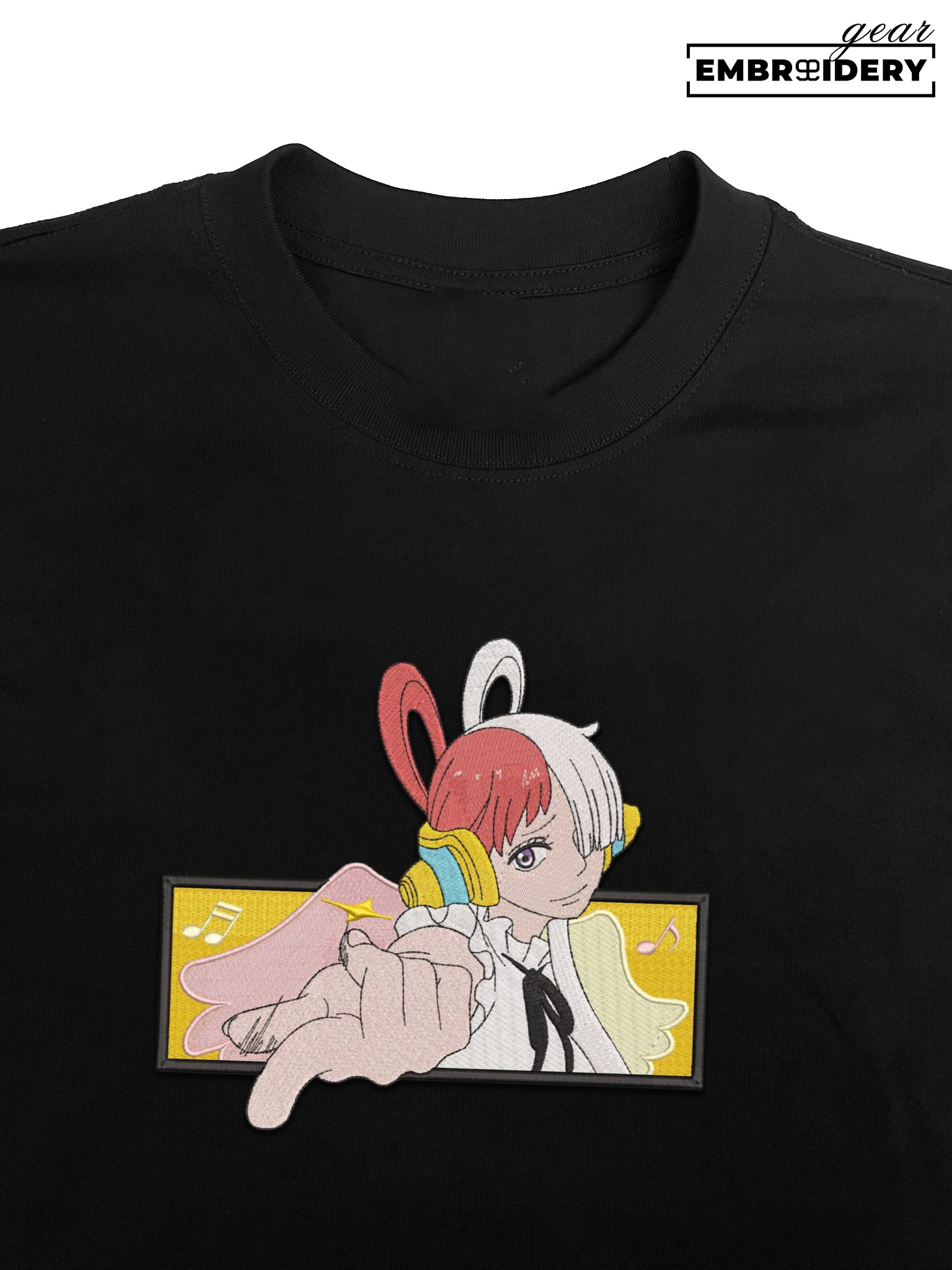 Uta One Piece Embroidered Design Personalized Embroidered T Shirt Sweatshirt Hoodie Clothing OP0214