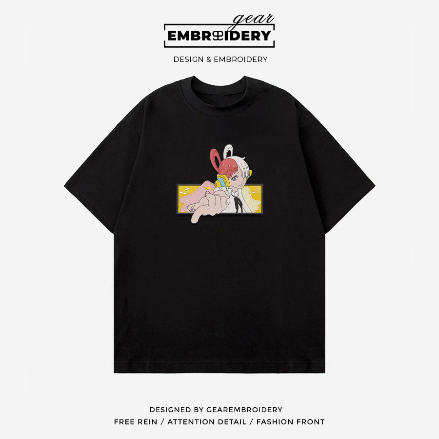 Uta One Piece Embroidered Design Personalized Embroidered T Shirt Sweatshirt Hoodie Clothing OP0214