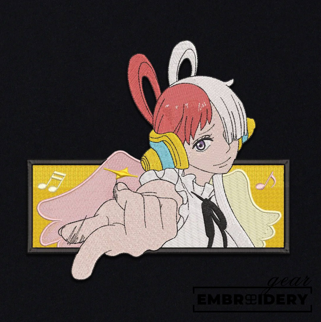 Uta One Piece Embroidered Design Personalized Embroidered T Shirt Sweatshirt Hoodie Clothing OP0214