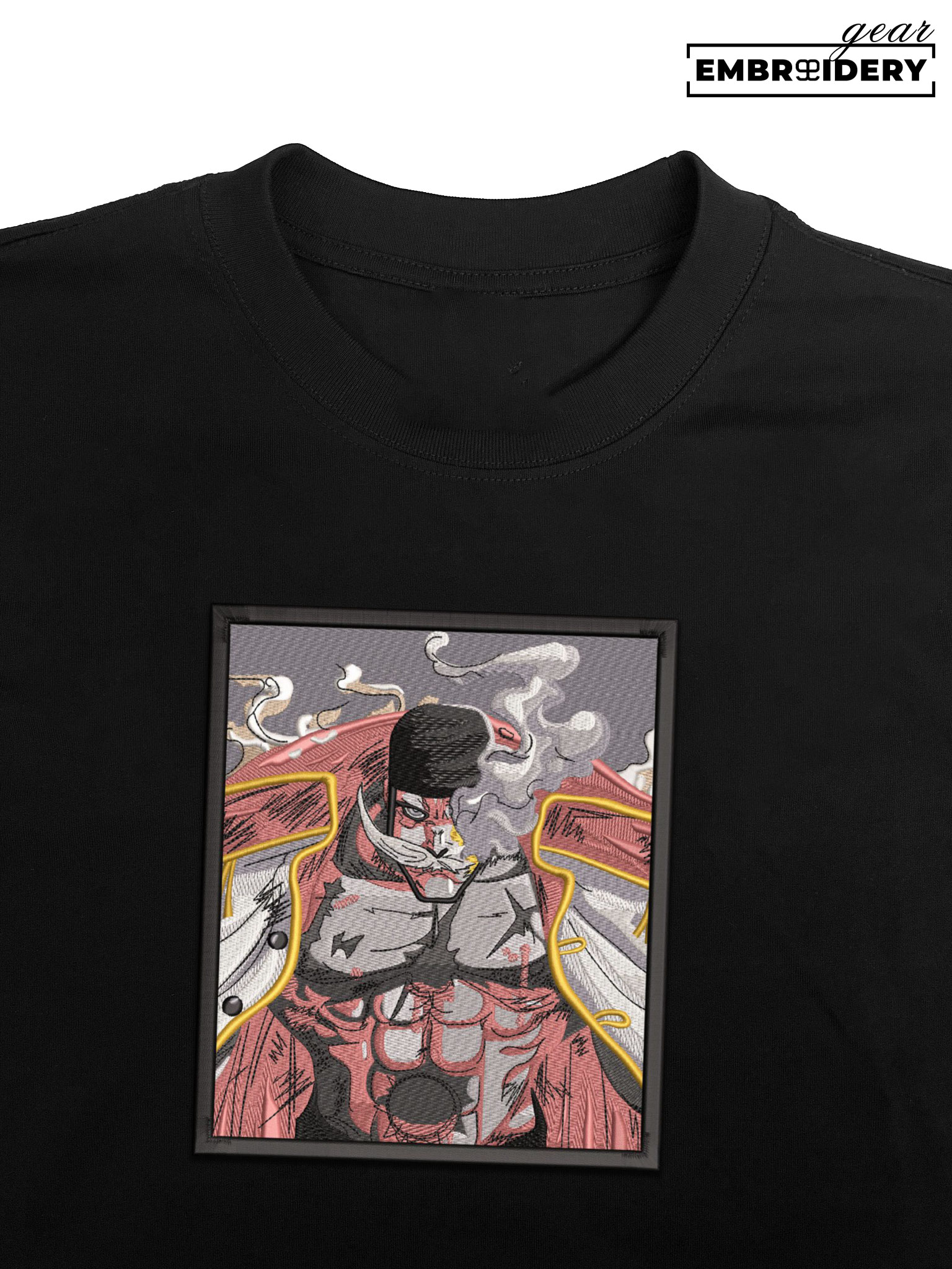 Whitebeard One Piece Embroidered Design Personalized Embroidered T Shirt Sweatshirt Hoodie Clothing OP0217