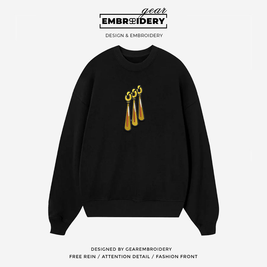 Zoro earings One Piece Embroidered Design Personalized Embroidered T Shirt Sweatshirt Hoodie Clothing OP0237