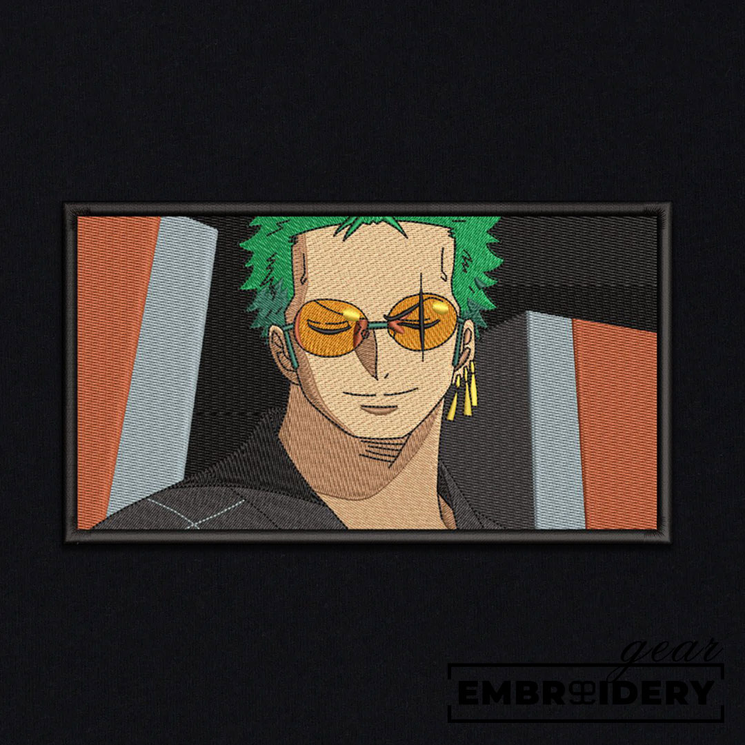 Zoro One Piece Embroidered Design Personalized Embroidered T Shirt Sweatshirt Hoodie Clothing OP0244