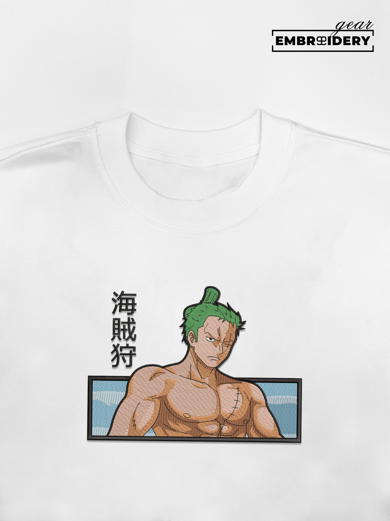 Zoro wano One Piece Embroidered Design Personalized Embroidered T Shirt Sweatshirt Hoodie Clothing OP0274