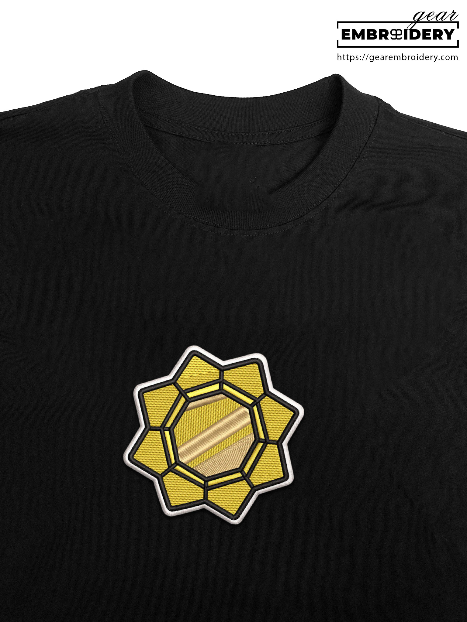 Thunder badge Pokemon Embroidered Design Personalized Embroidered T Shirt Sweatshirt Hoodie Clothing PKM053