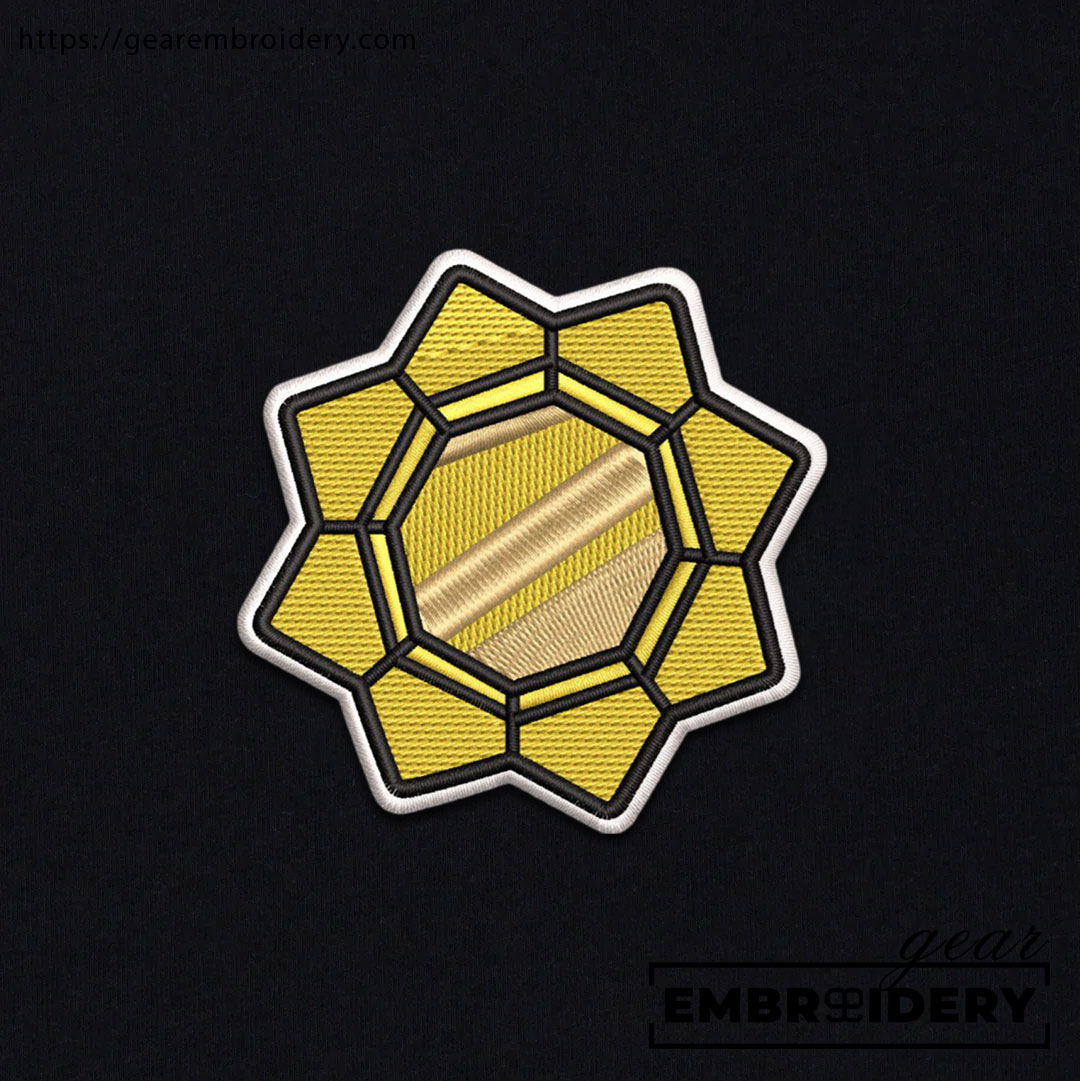 Thunder badge Pokemon Embroidered Design Personalized Embroidered T Shirt Sweatshirt Hoodie Clothing PKM053