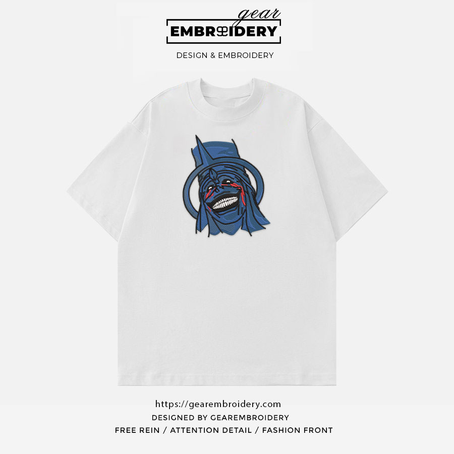 Statue of god smile Solo Leveling Anime Embroidered Design Personalized Embroidered T Shirt Sweatshirt Hoodie Clothing SL004