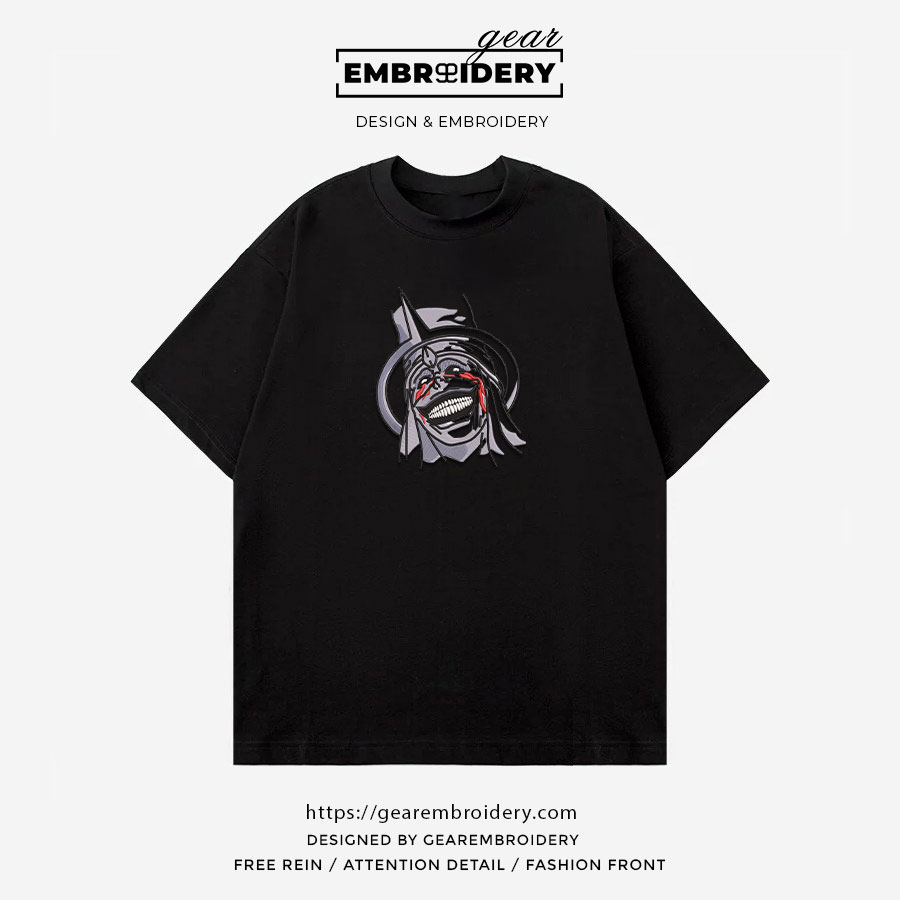 Statue of god smile Solo Leveling Anime Embroidered Design Personalized Embroidered T Shirt Sweatshirt Hoodie Clothing SL005