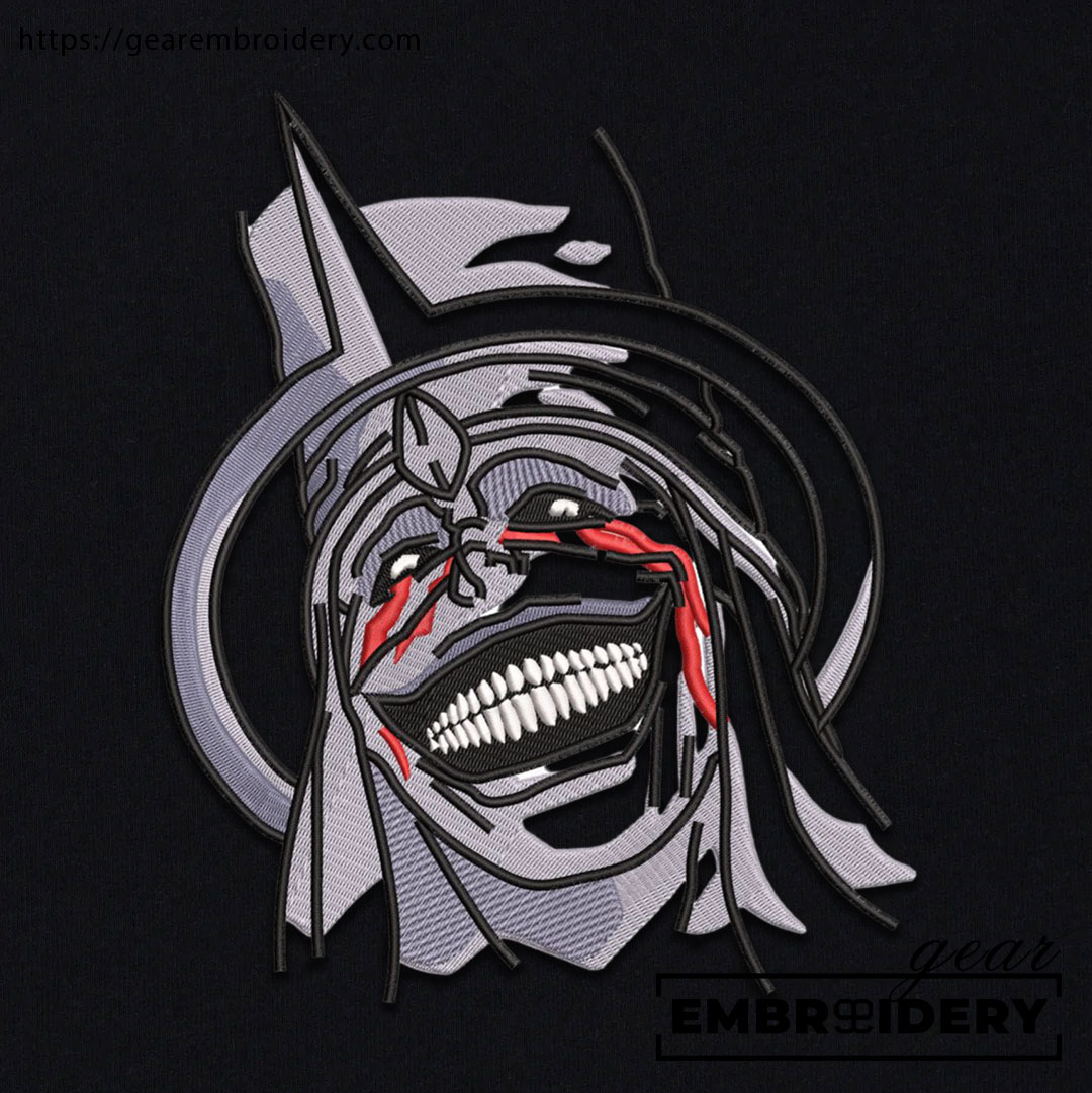 Statue of god smile Solo Leveling Anime Embroidered Design Personalized Embroidered T Shirt Sweatshirt Hoodie Clothing SL005