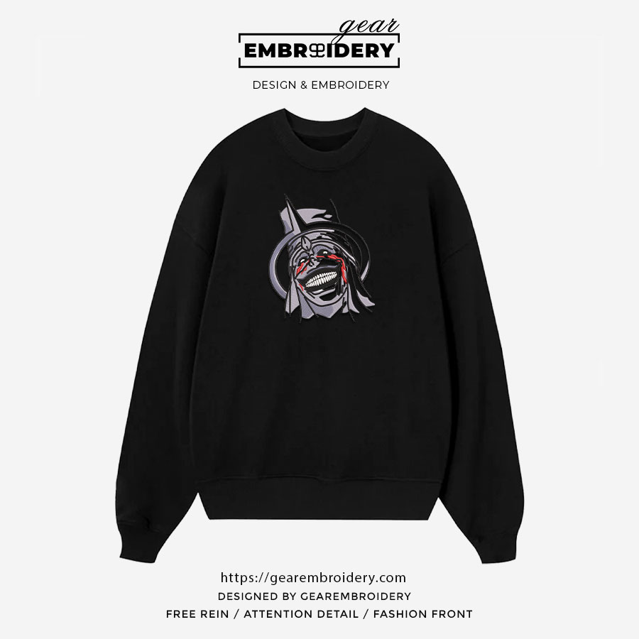 Statue of god smile Solo Leveling Anime Embroidered Design Personalized Embroidered T Shirt Sweatshirt Hoodie Clothing SL005
