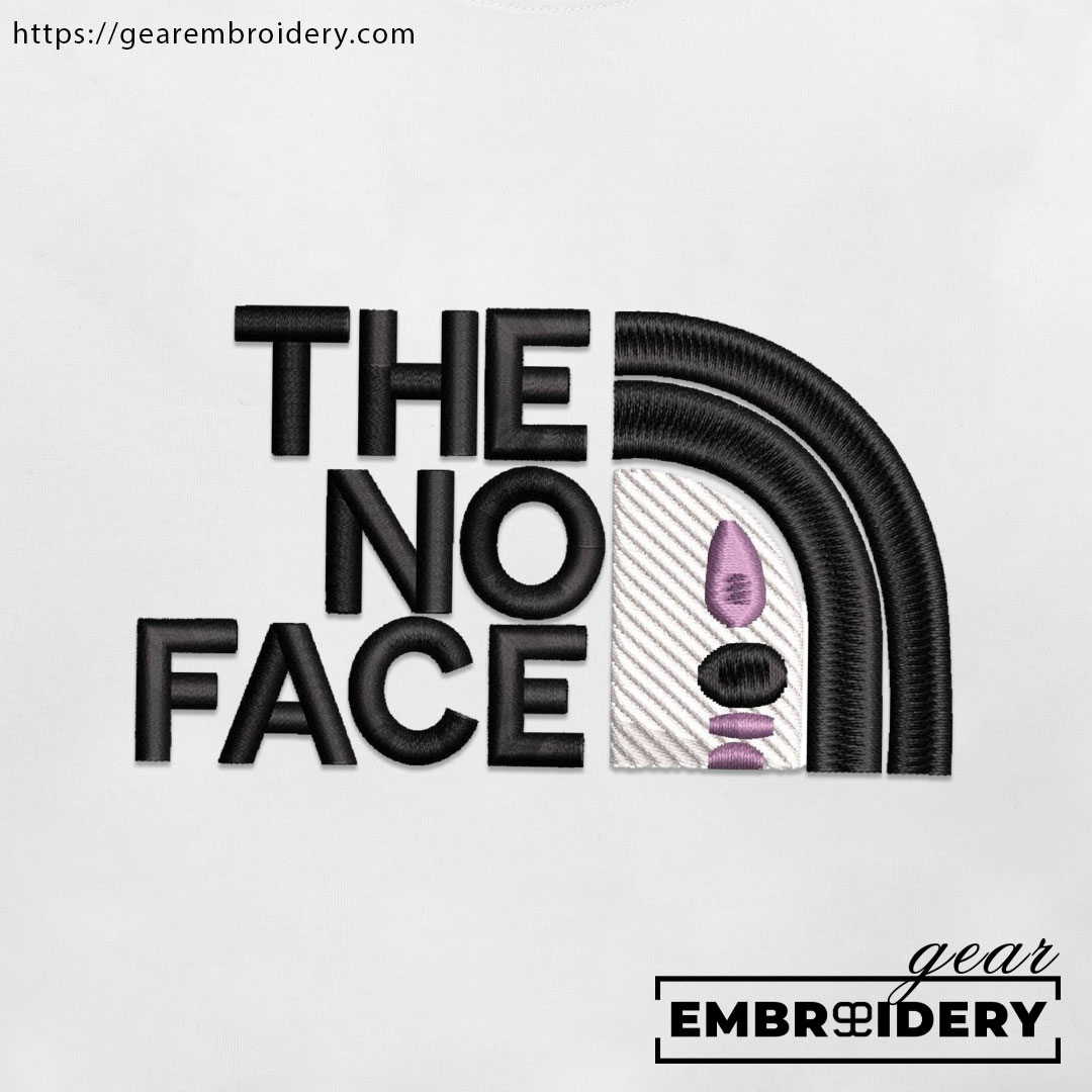 The no  face Spirited Away Anime Embroidered Design Personalized Embroidered T Shirt Sweatshirt Hoodie Clothing SA012