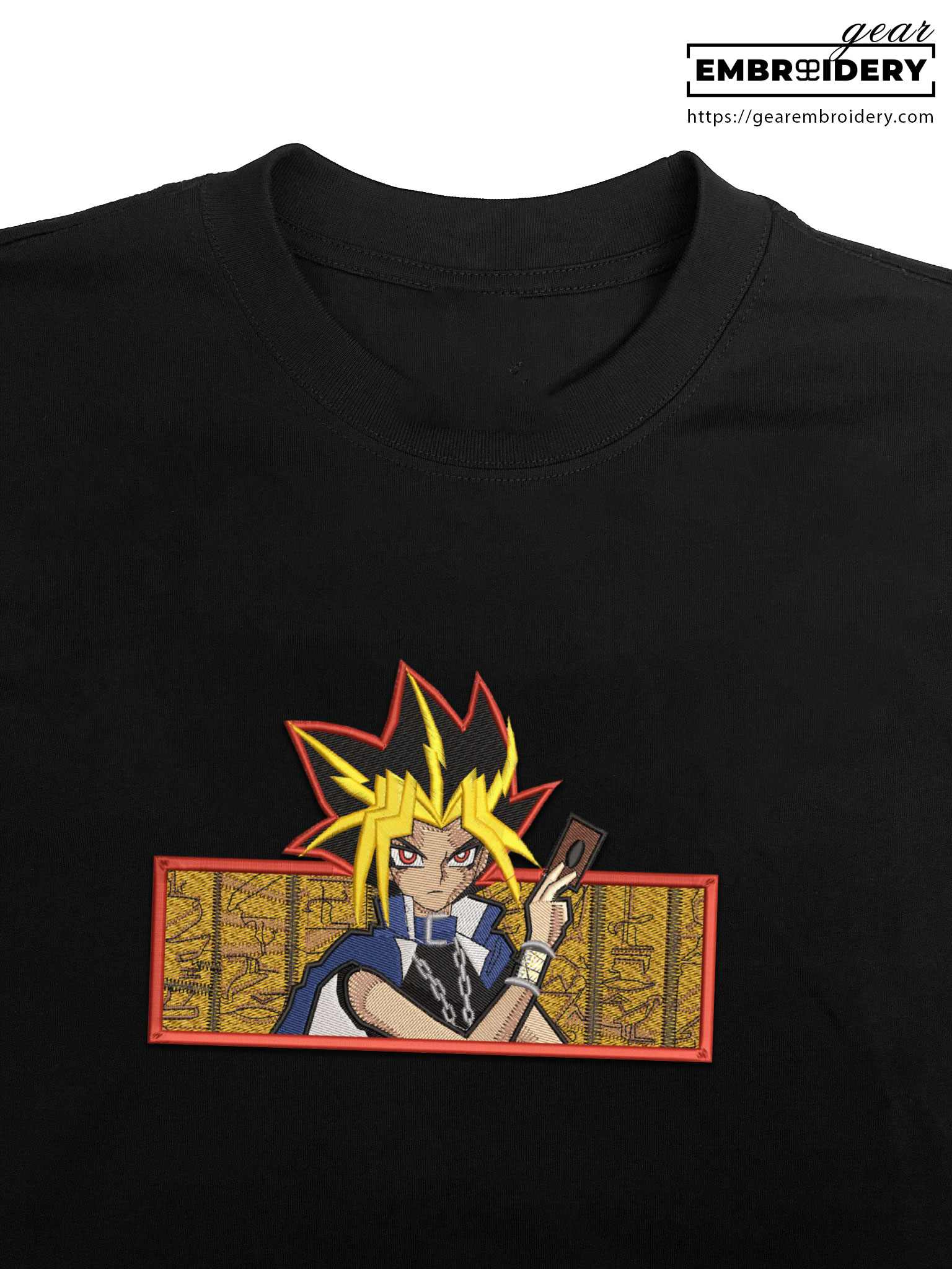 Yami Yu Gi Oh Anime Embroidered Design Personalized Embroidered T Shirt Sweatshirt Hoodie Clothing YG007