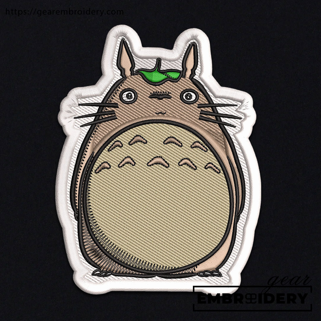 Totoro my neighbor totoro anime Embroidered Design Personalized Embroidered T Shirt Sweatshirt Hoodie Clothing AM015