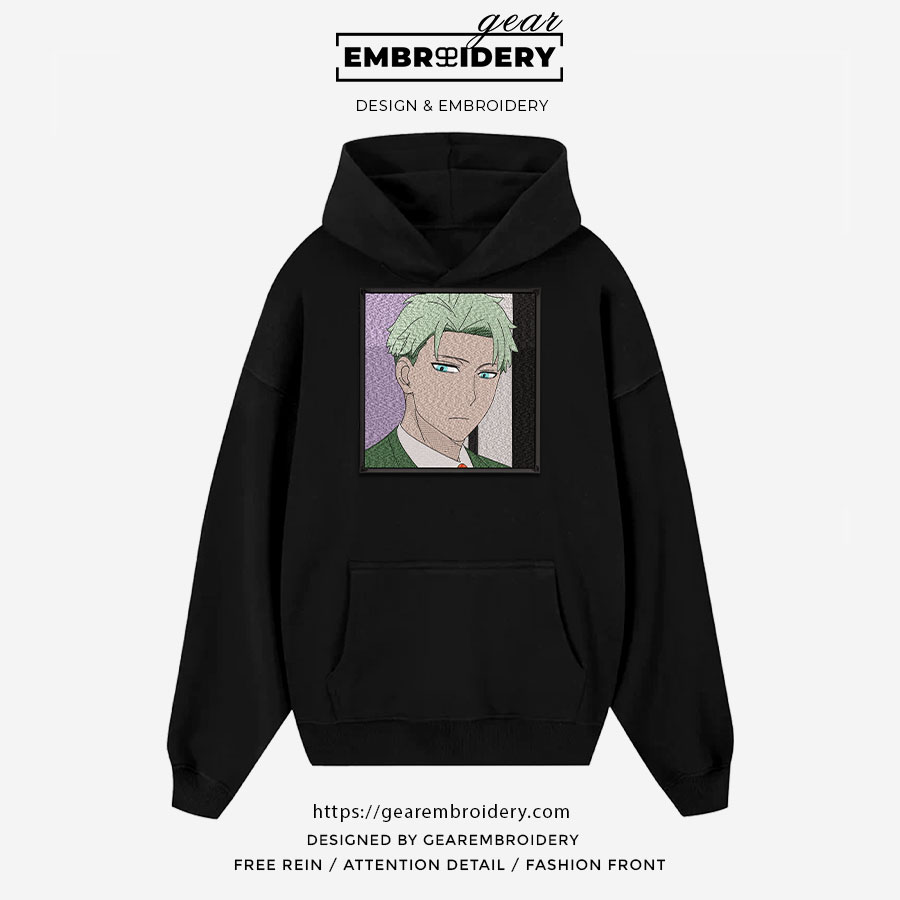 Loid forger Spy x Family Anime Embroidered Design Personalized Embroidered T Shirt Sweatshirt Hoodie Clothing SF010