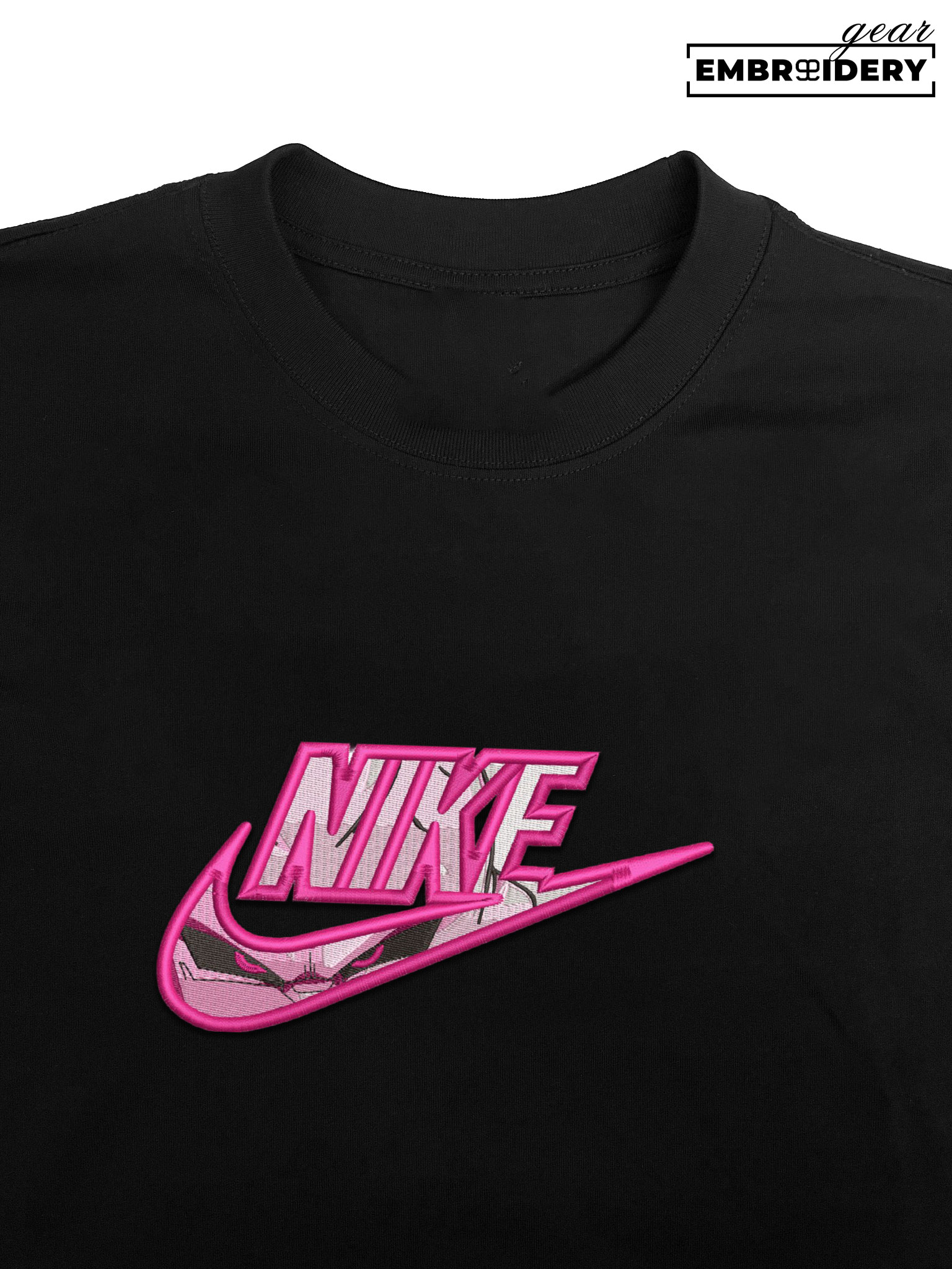 Majin buu nike nike Dragon Ball Anime Embroidered Design Personalized Embroidered T Shirt Sweatshirt Hoodie Clothing DB075