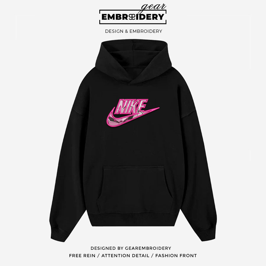 Majin buu nike nike Dragon Ball Anime Embroidered Design Personalized Embroidered T Shirt Sweatshirt Hoodie Clothing DB075