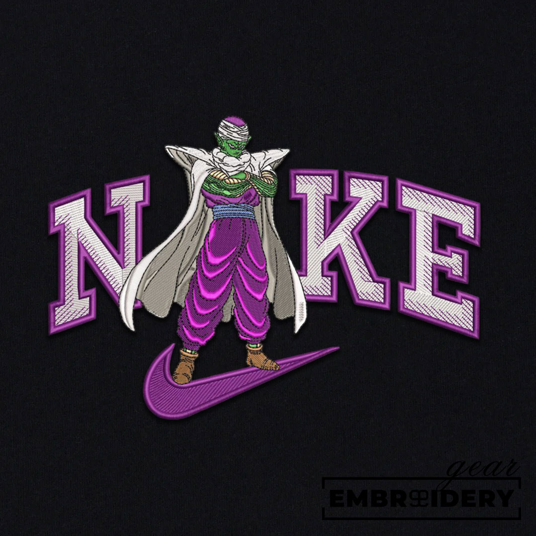 Picollo nike Dragon Ball Anime Embroidered Design Personalized Embroidered T Shirt Sweatshirt Hoodie Clothing DB077