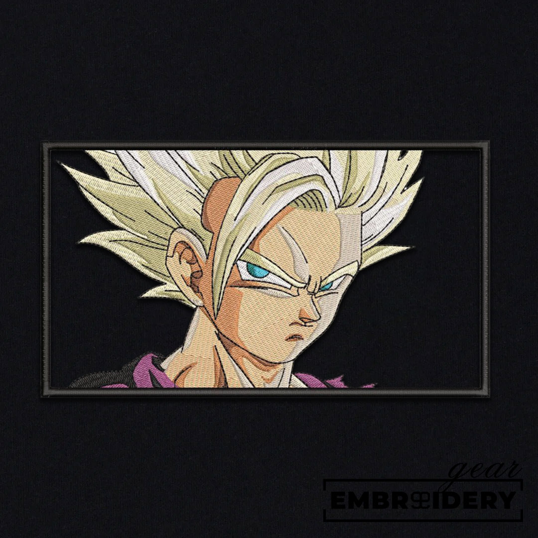 Ssj2 Gohan Dragon Ball Anime Embroidered Design Personalized Embroidered T Shirt Sweatshirt Hoodie Clothing DB101