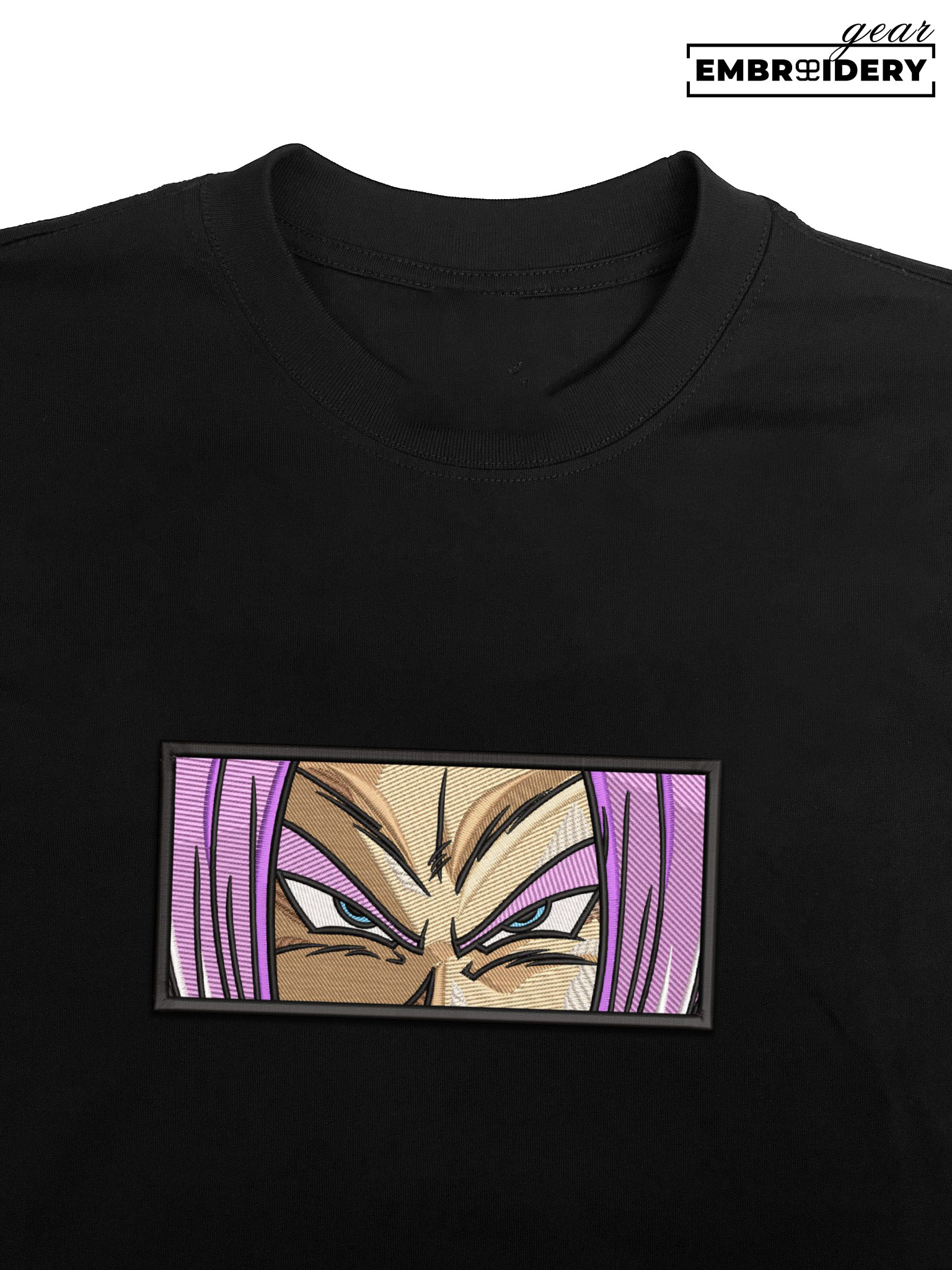 Trunks eyes Dragon Ball Anime Embroidered Design Personalized Embroidered T Shirt Sweatshirt Hoodie Clothing DB109
