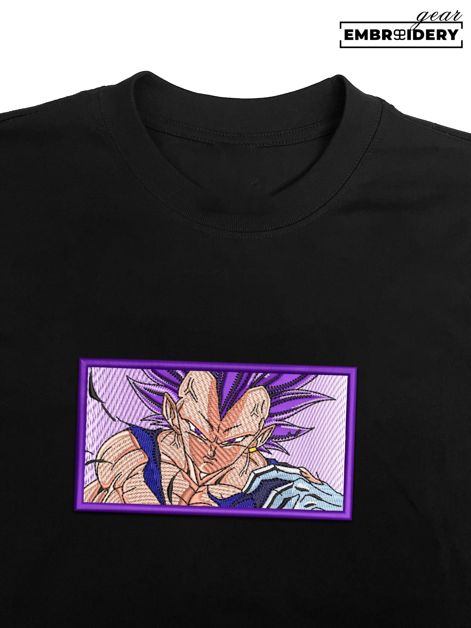 Vegeta Dragon Ball Anime Embroidered Design Personalized Embroidered T Shirt Sweatshirt Hoodie Clothing DB120
