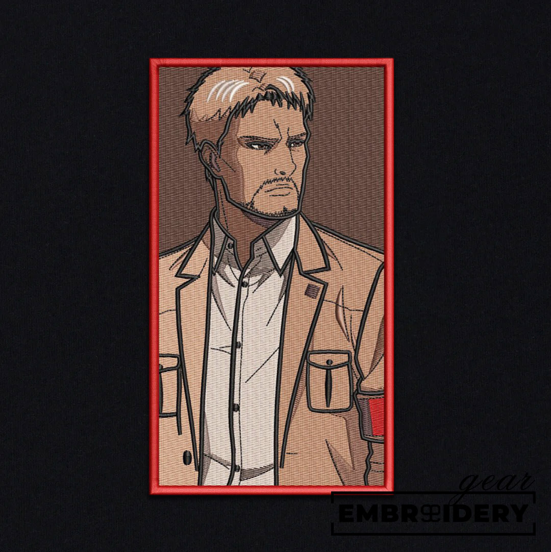 Reiner Braun Attack On Titan Anime Embroidered Design Personalized Embroidered T Shirt Sweatshirt Hoodie Clothing ATT065