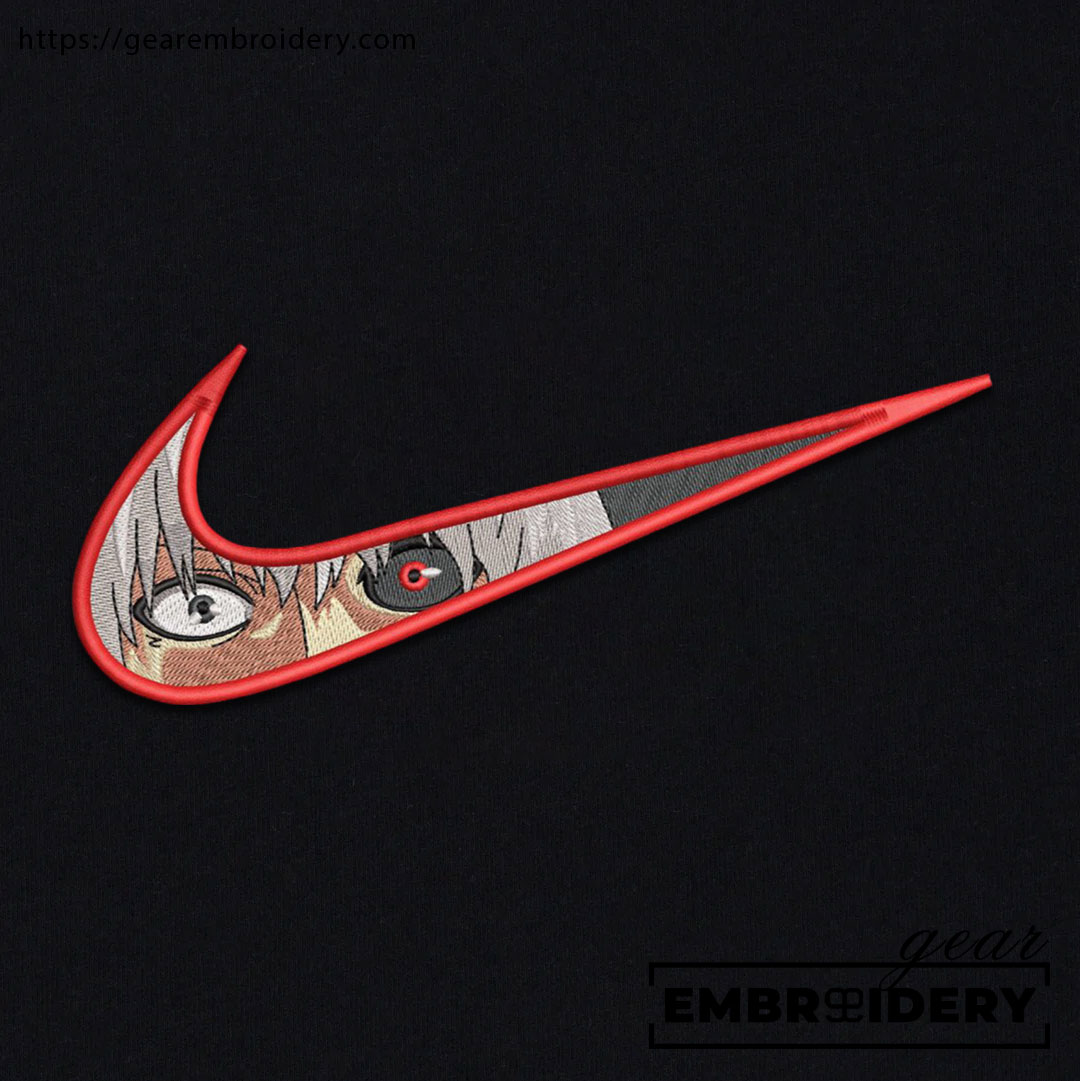 Kaneki swoosh nike Tokyo Ghoul Anime Embroidered Design Personalized Embroidered T Shirt Sweatshirt Hoodie Clothing TG010