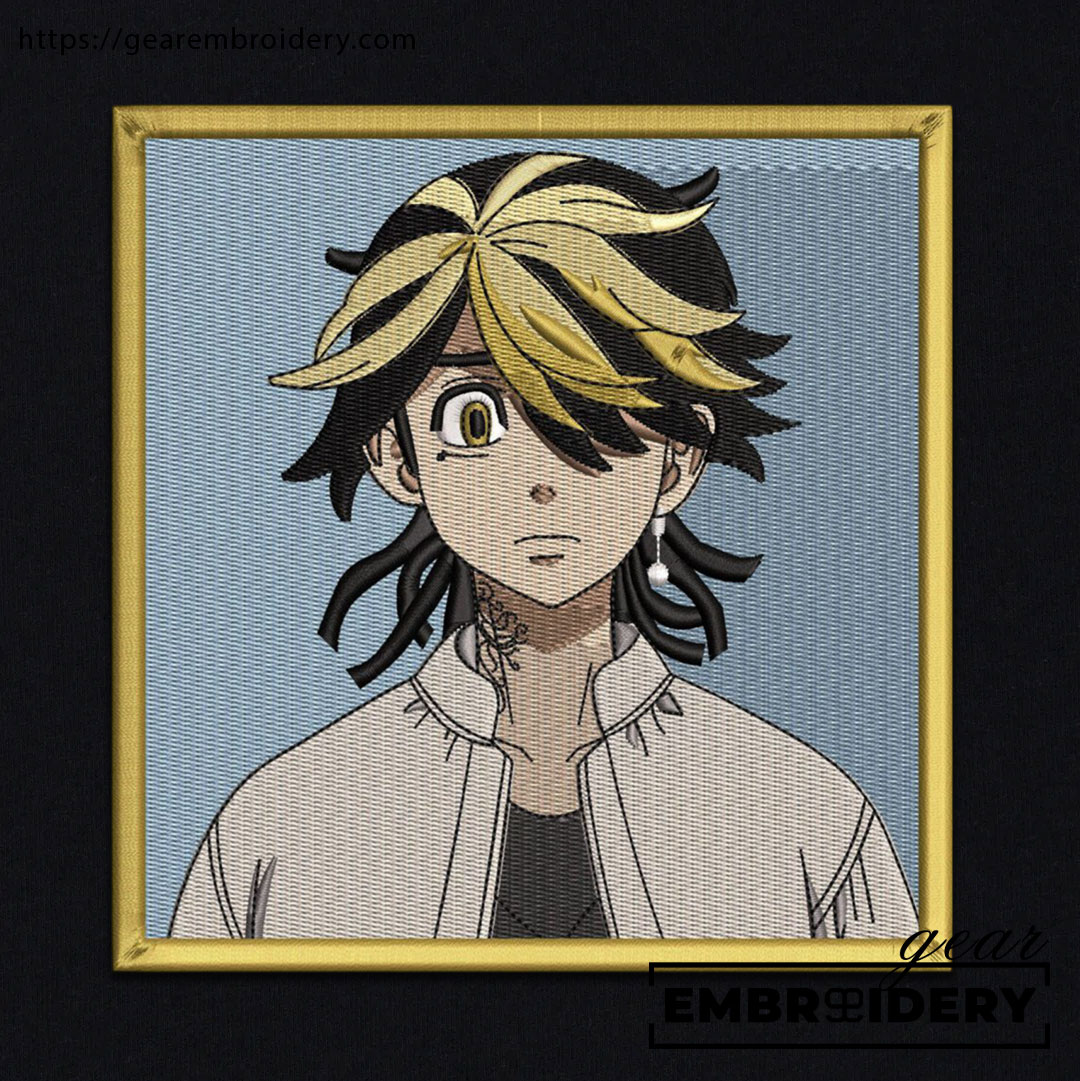 Kazutora Tokyo Revengersl Anime Embroidered Design Personalized Embroidered T Shirt Sweatshirt Hoodie Clothing TR008