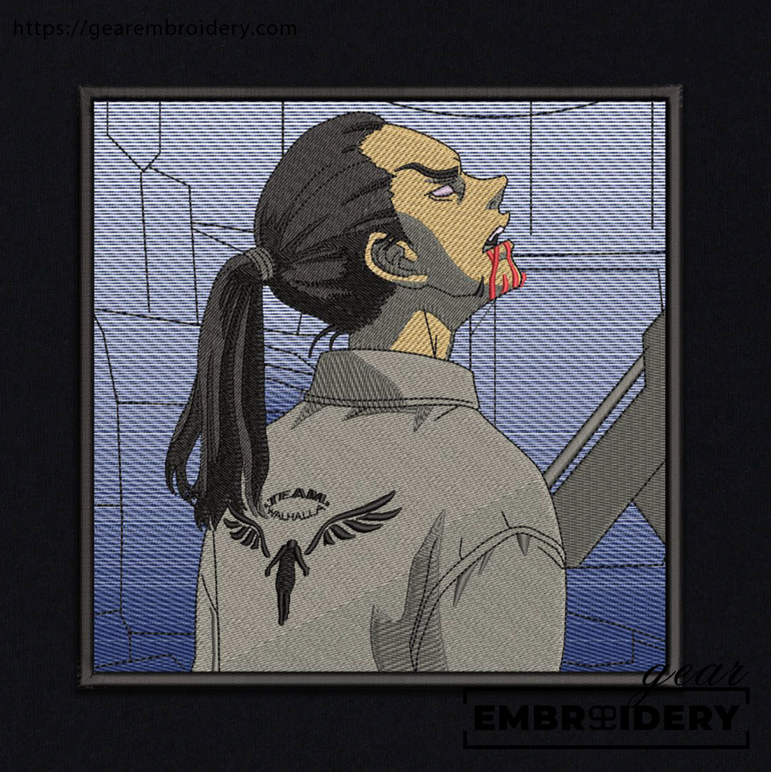 Keisuke baji Tokyo Revengersl Anime Embroidered Design Personalized Embroidered T Shirt Sweatshirt Hoodie Clothing TR009