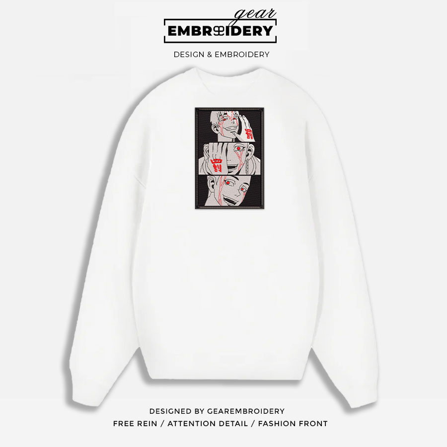Shuji Hanma Tokyo Revengersl Anime Embroidered Design Personalized Embroidered T Shirt Sweatshirt Hoodie Clothing TR017
