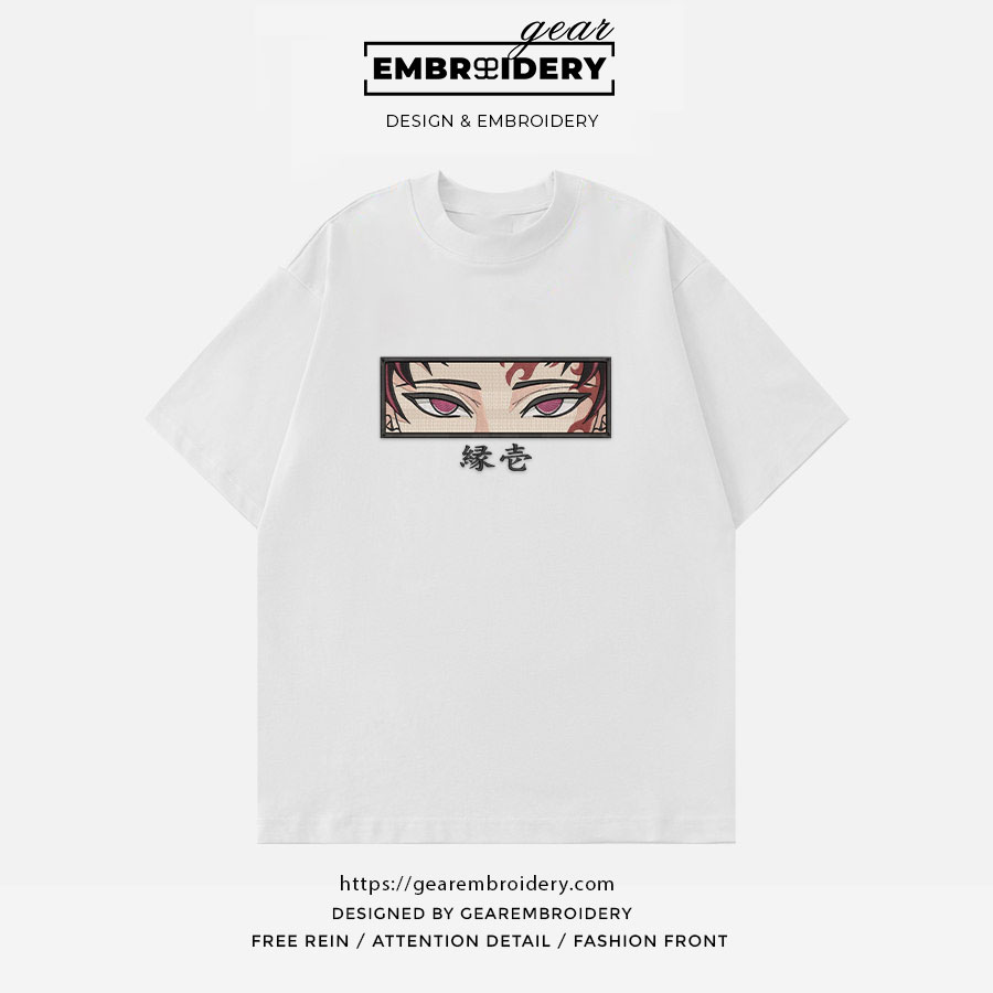 Yoriichi eyes Demon Slayer Anime Embroidered Design Personalized Embroidered T Shirt Sweatshirt Hoodie Clothing DS0158