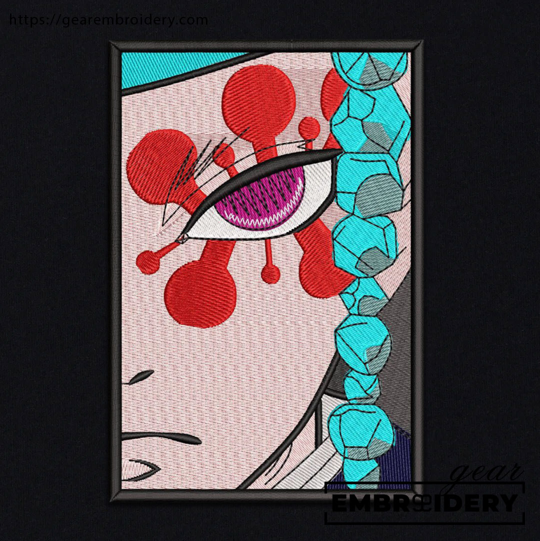 Uzui tengen Demon Slayer Anime Embroidered Design Personalized Embroidered T Shirt Sweatshirt Hoodie Clothing DS0155