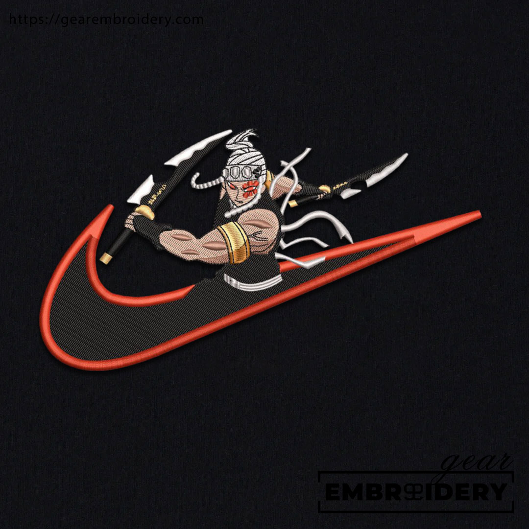 Uzui swoosh nike Demon Slayer Anime Embroidered Design Personalized Embroidered T Shirt Sweatshirt Hoodie Clothing DS0152