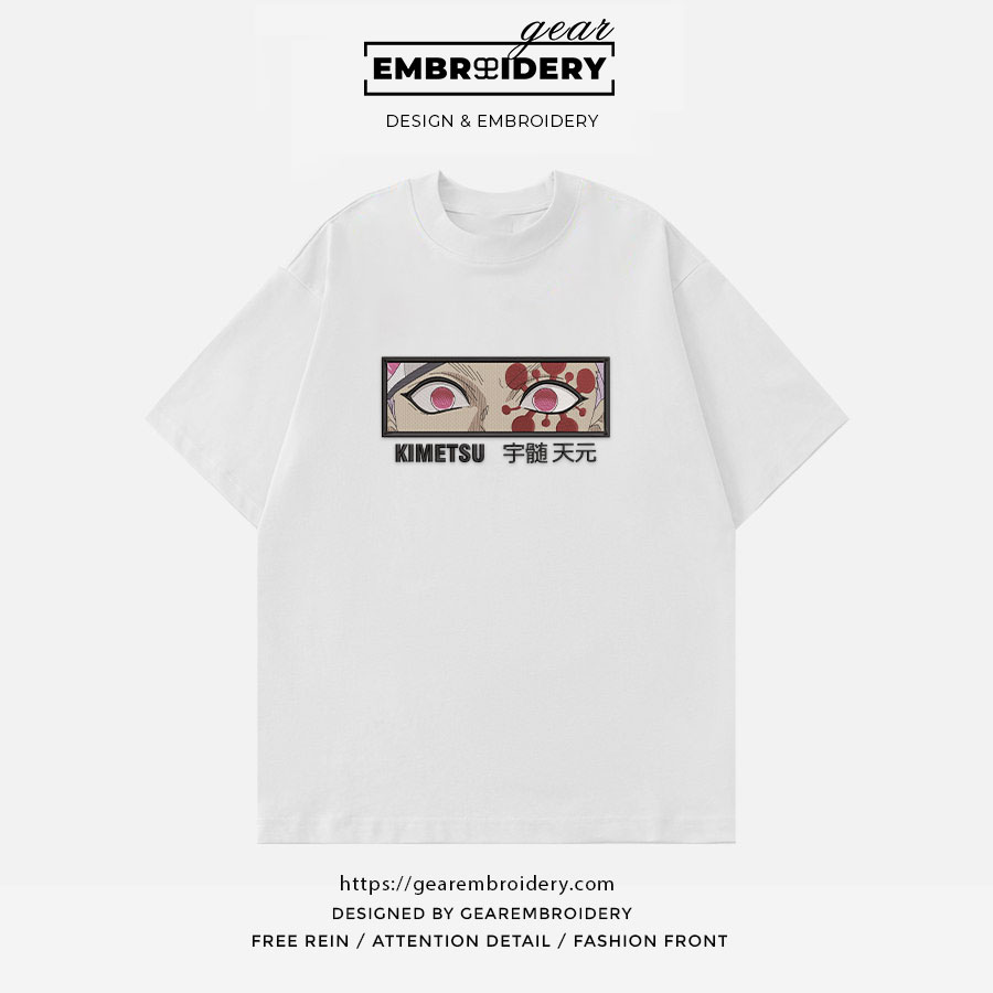 Uzui eyes Demon Slayer Anime Embroidered Design Personalized Embroidered T Shirt Sweatshirt Hoodie Clothing DS0151