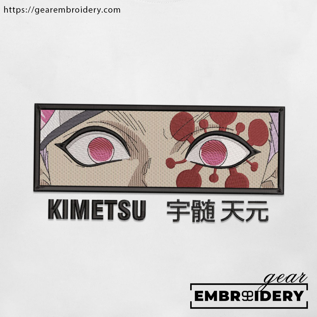 Uzui eyes Demon Slayer Anime Embroidered Design Personalized Embroidered T Shirt Sweatshirt Hoodie Clothing DS0151