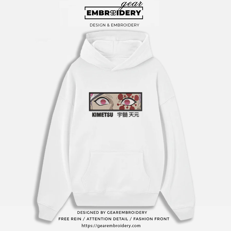 Uzui eyes Demon Slayer Anime Embroidered Design Personalized Embroidered T Shirt Sweatshirt Hoodie Clothing DS0151