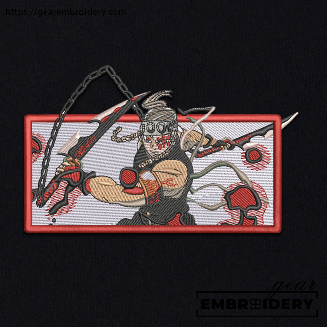 Tengen uzui Demon Slayer Anime Embroidered Design Personalized Embroidered T Shirt Sweatshirt Hoodie Clothing DS0146