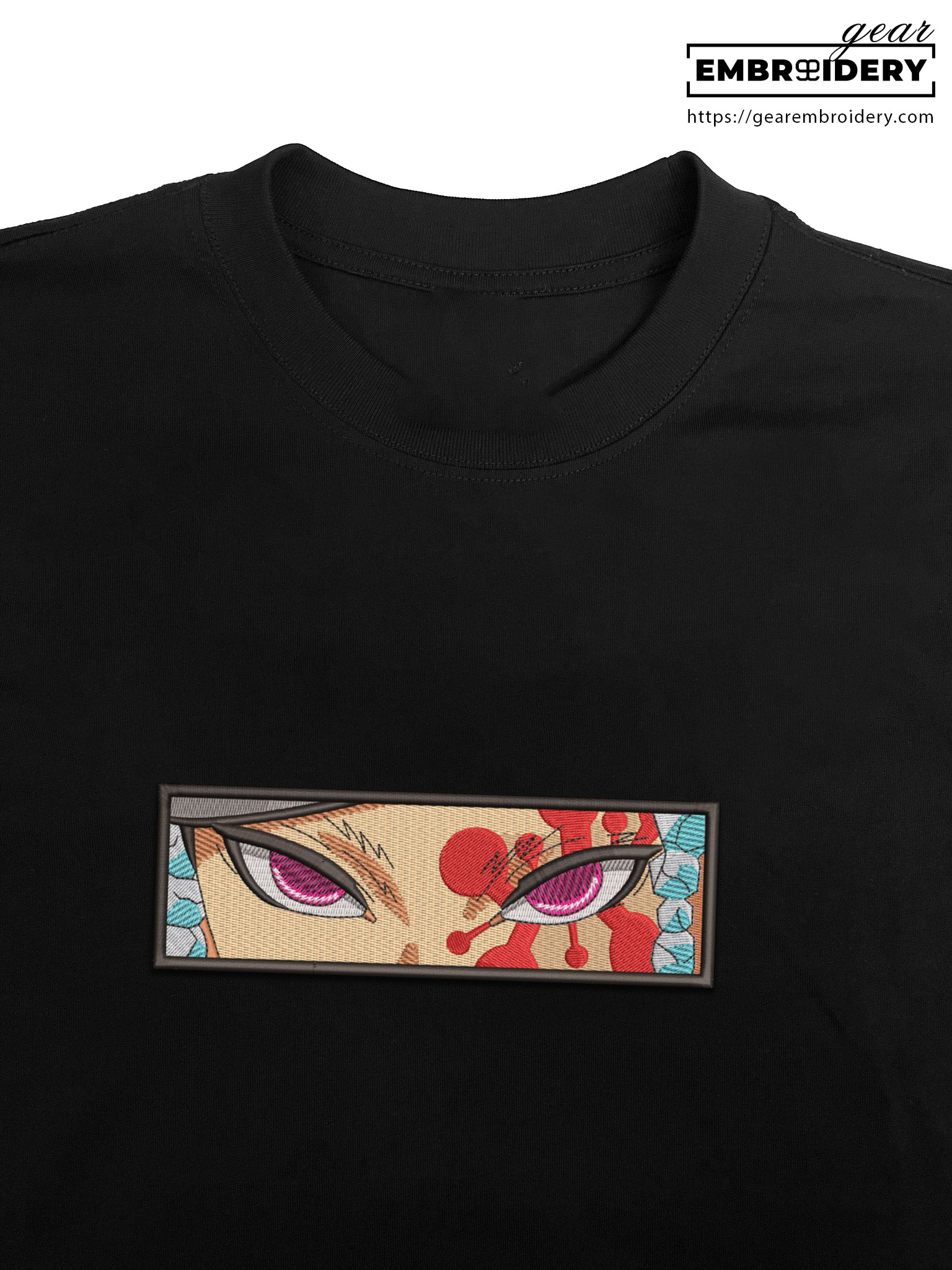 Tengen eyes Demon Slayer Anime Embroidered Design Personalized Embroidered T Shirt Sweatshirt Hoodie Clothing DS0145