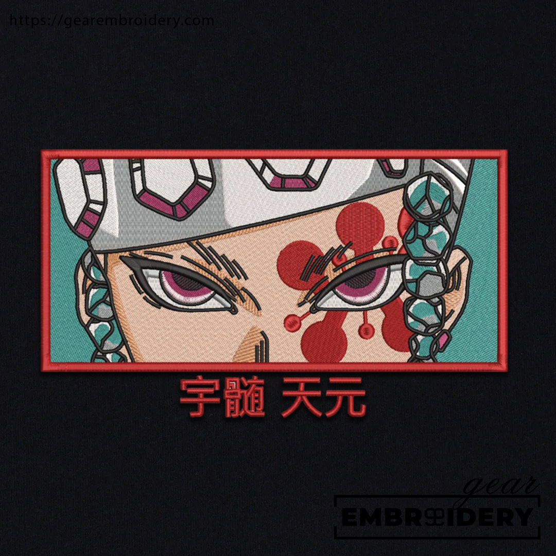 Tengen eyes Demon Slayer Anime Embroidered Design Personalized Embroidered T Shirt Sweatshirt Hoodie Clothing DS0144