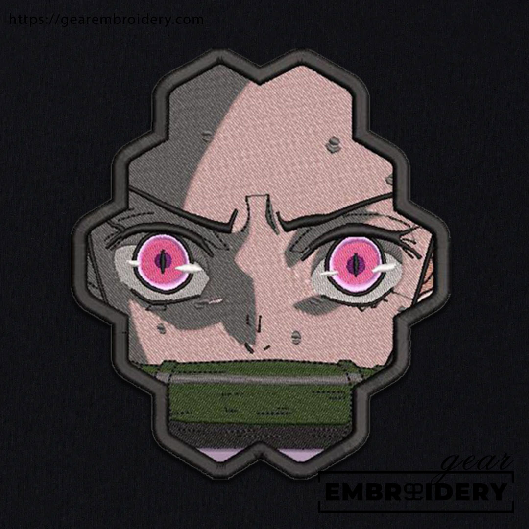 Nezuko Demon Slayer Anime Embroidered Design Personalized Embroidered T Shirt Sweatshirt Hoodie Clothing DS0064