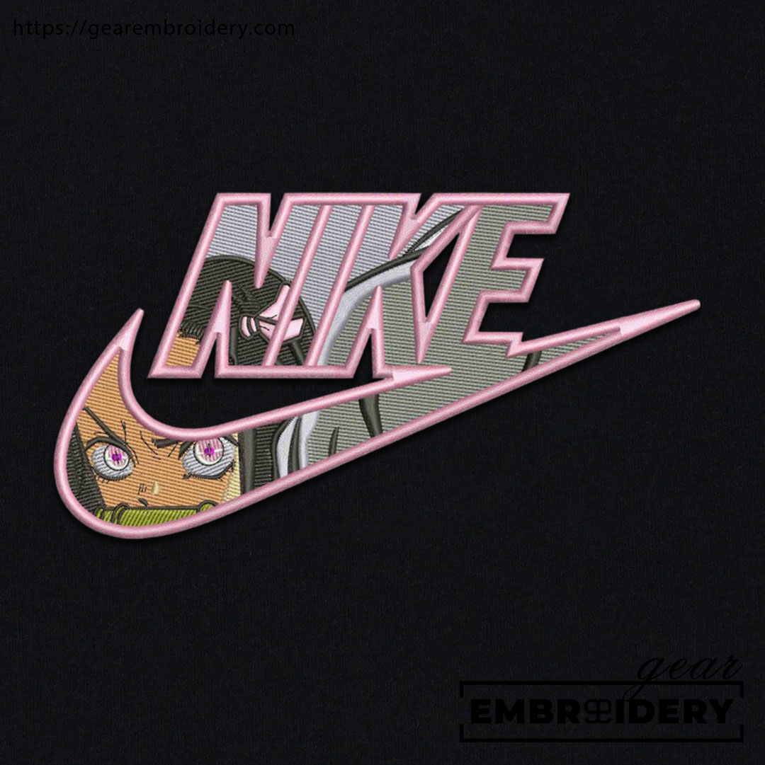Nezuko nike nike Demon Slayer Anime Embroidered Design Personalized Embroidered T Shirt Sweatshirt Hoodie Clothing DS0078
