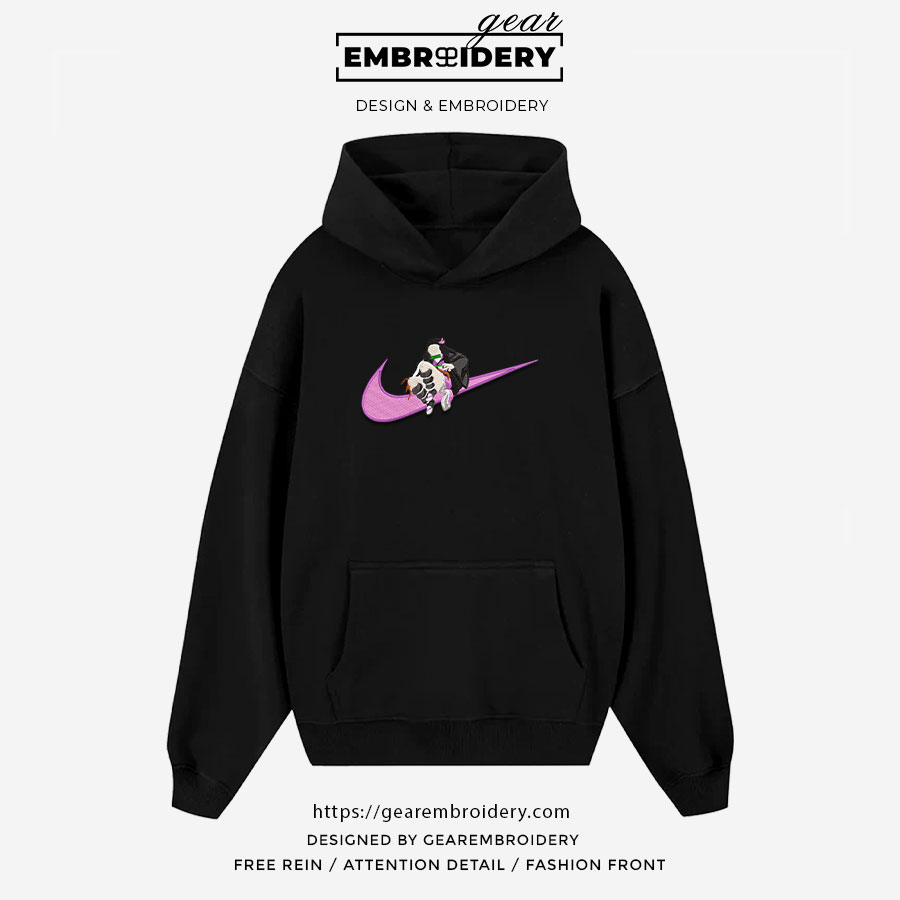 Nezuko swoosh nike Demon Slayer Anime Embroidered Design Personalized Embroidered T Shirt Sweatshirt Hoodie Clothing DS0082