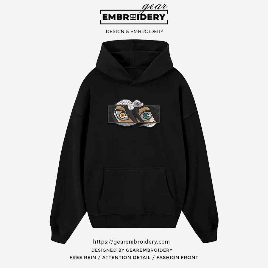 Obanai eyes Demon Slayer Anime Embroidered Design Personalized Embroidered T Shirt Sweatshirt Hoodie Clothing DS0091