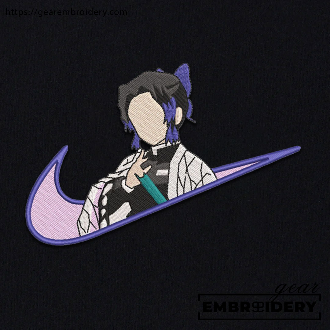 Shinobu swoosh nike Demon Slayer Anime Embroidered Design Personalized Embroidered T Shirt Sweatshirt Hoodie Clothing DS0114