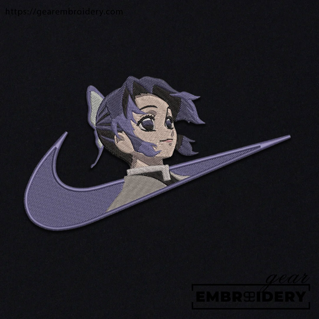 Shinobu swoosh nike Demon Slayer Anime Embroidered Design Personalized Embroidered T Shirt Sweatshirt Hoodie Clothing DS0116