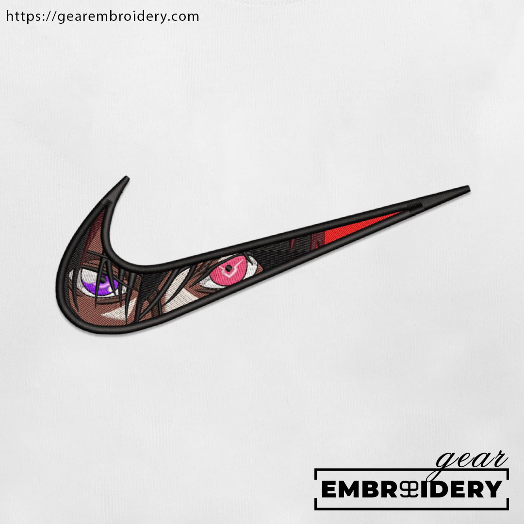 Lelouch swoosh Code Geass nike Anime Embroidered Design Personalized Embroidered T Shirt Sweatshirt Hoodie Clothing OT029