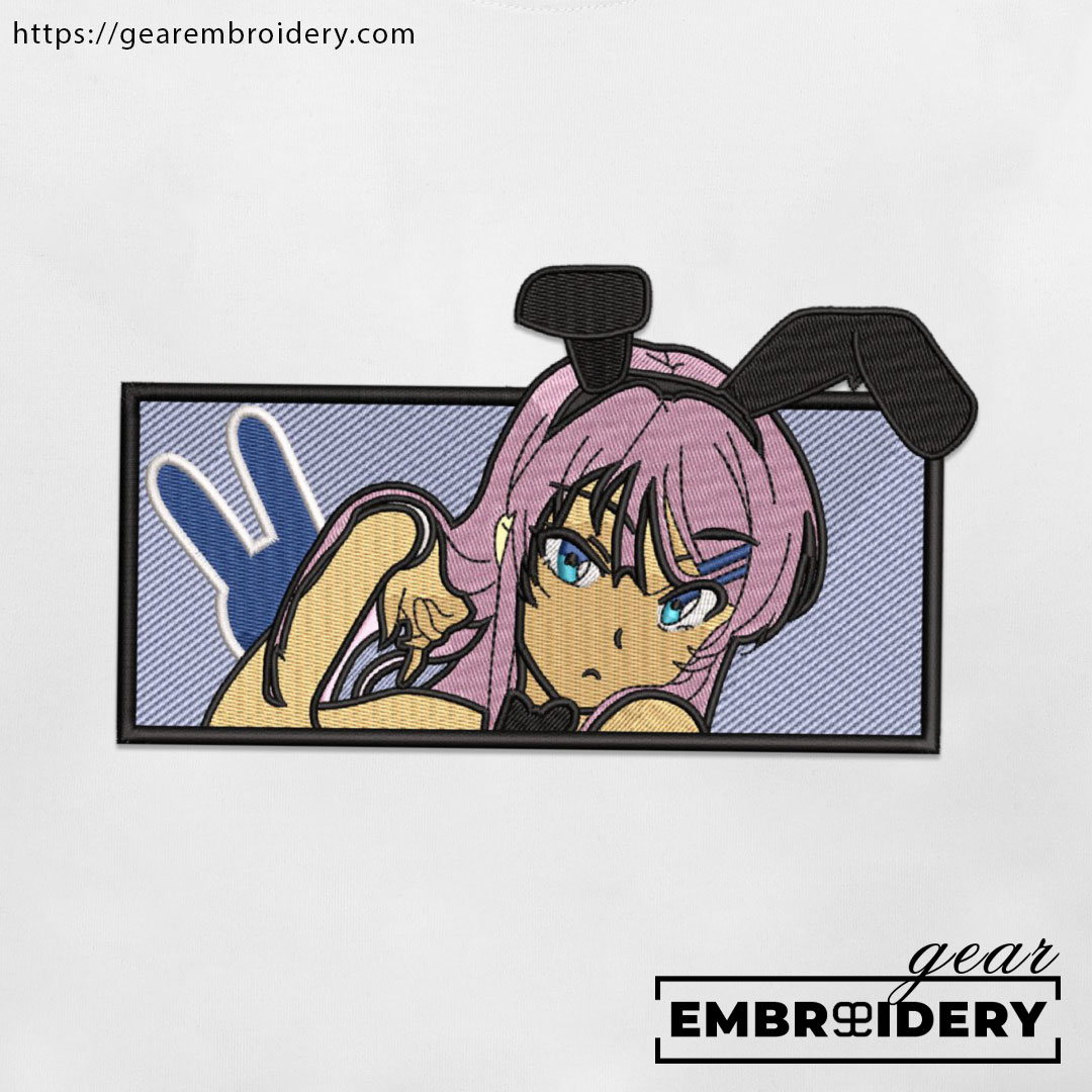 Mai sakurajima bunny girl senpai Anime Embroidered Design Personalized Embroidered T Shirt Sweatshirt Hoodie Clothing OT030