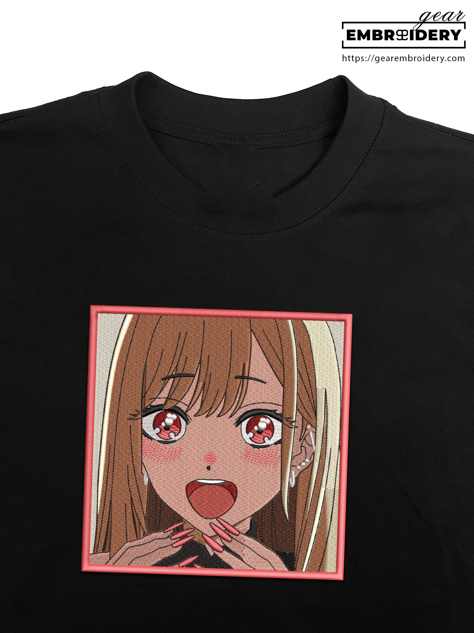 Marin kitagawa my dress up darling Anime Embroidered Design Personalized Embroidered T Shirt Sweatshirt Hoodie Clothing OT032