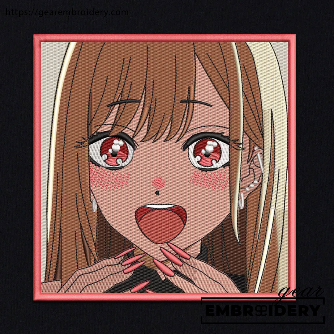 Marin kitagawa my dress up darling Anime Embroidered Design Personalized Embroidered T Shirt Sweatshirt Hoodie Clothing OT032