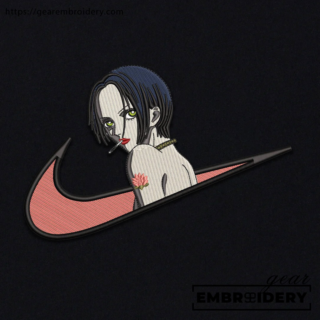 Nana osaki swoosh nana nike Anime Embroidered Design Personalized Embroidered T Shirt Sweatshirt Hoodie Clothing OT034